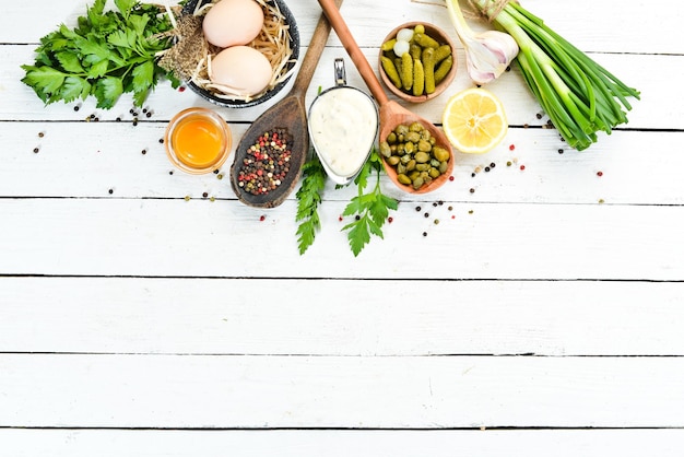 Zestaw składników do gotowania